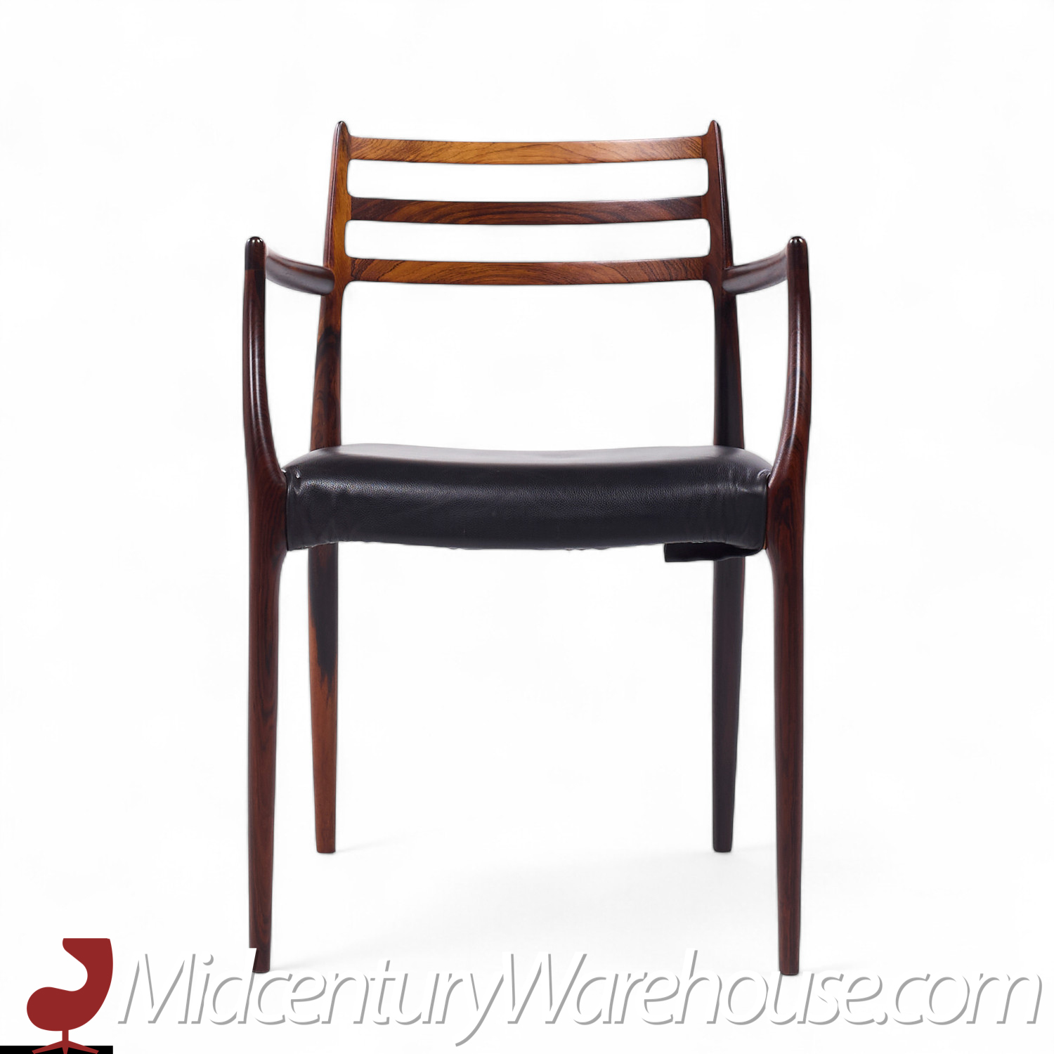 Niels Moller Models 78 & 62 Mid Century Danish Rosewood Dining Chairs - Set of 6