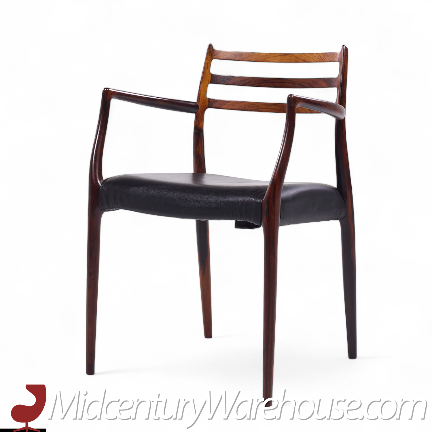 Niels Moller Models 78 & 62 Mid Century Danish Rosewood Dining Chairs - Set of 6