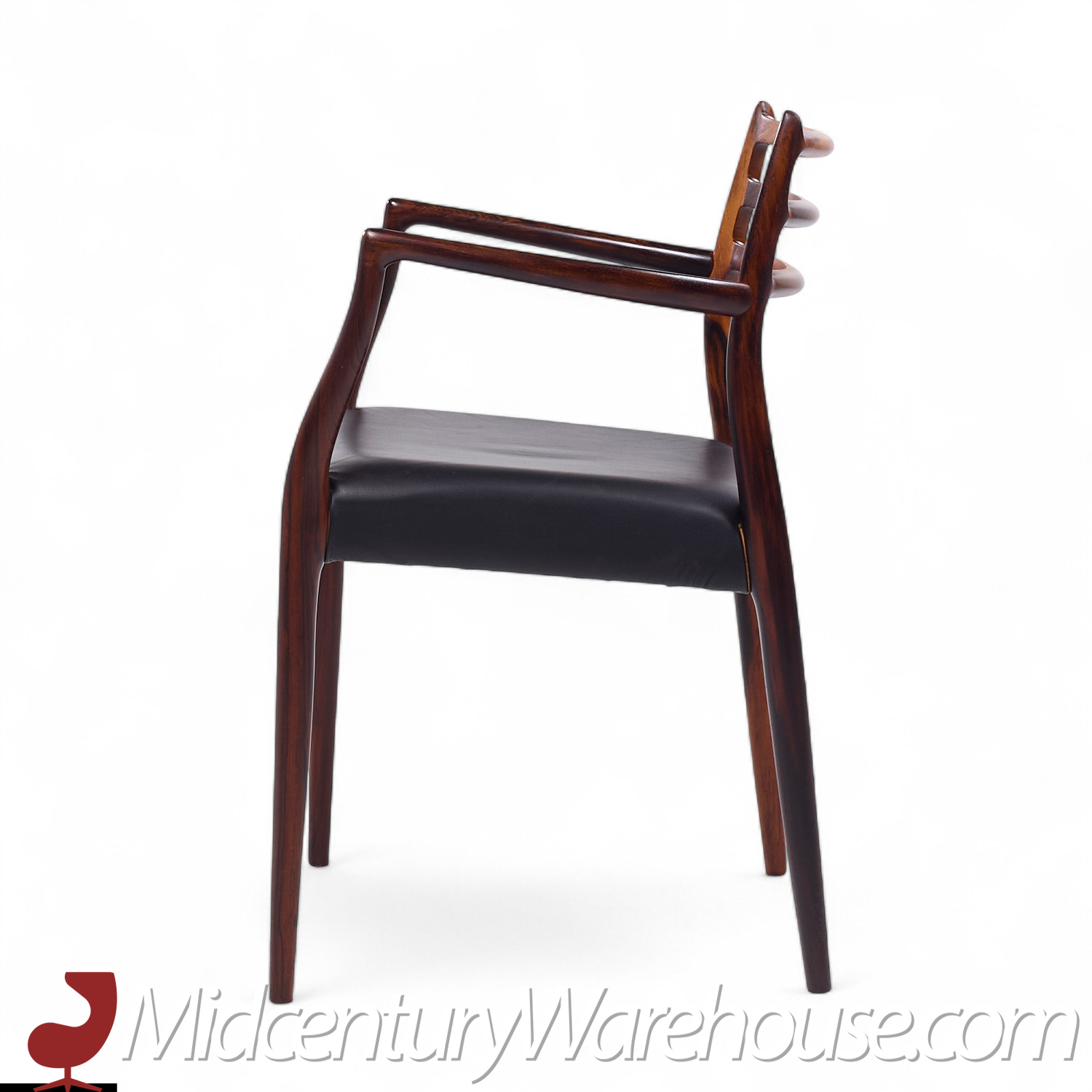 Niels Moller Models 78 & 62 Mid Century Danish Rosewood Dining Chairs - Set of 6