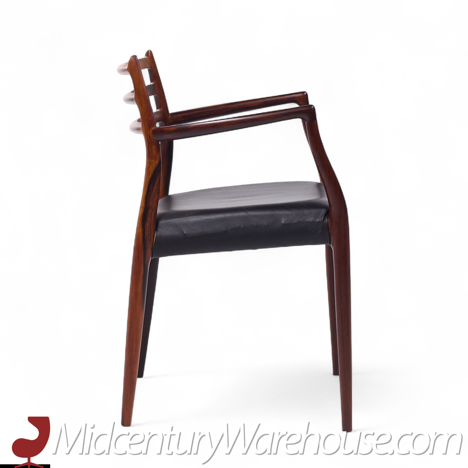 Niels Moller Models 78 & 62 Mid Century Danish Rosewood Dining Chairs - Set of 6