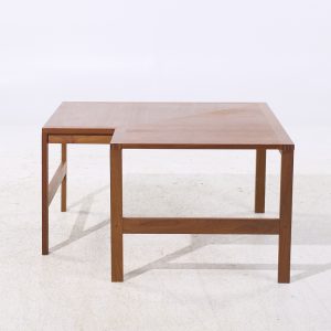 ole knudsen & torben lind for france & son mid century danish teak corner coffee table