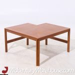 Ole Knudsen & Torben Lind for France & Son Mid Century Danish Teak Corner Coffee Table