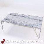 Preben Fabricius and Jørgen Kastholm for Bo-ex Bo 551 Mid Century Marble Coffee Table