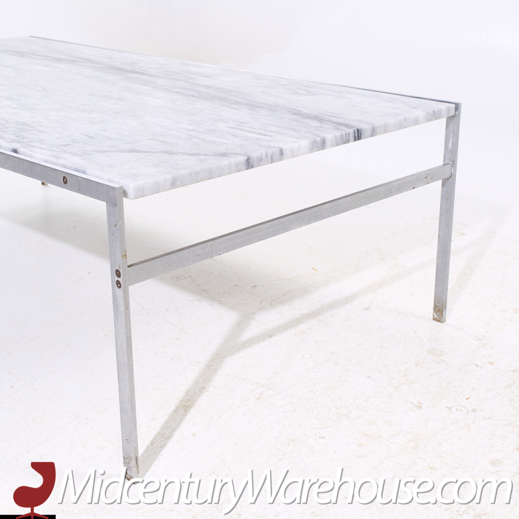 Preben Fabricius and Jørgen Kastholm for Bo-ex Bo 551 Mid Century Marble Coffee Table