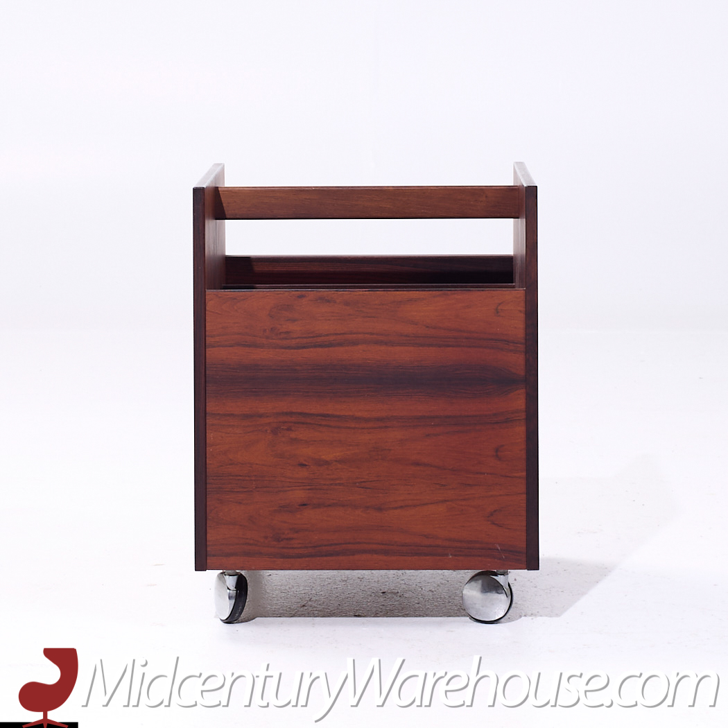 Rolf Hesland for Bruksbo Mid Century Danish Rosewood Record Caddy