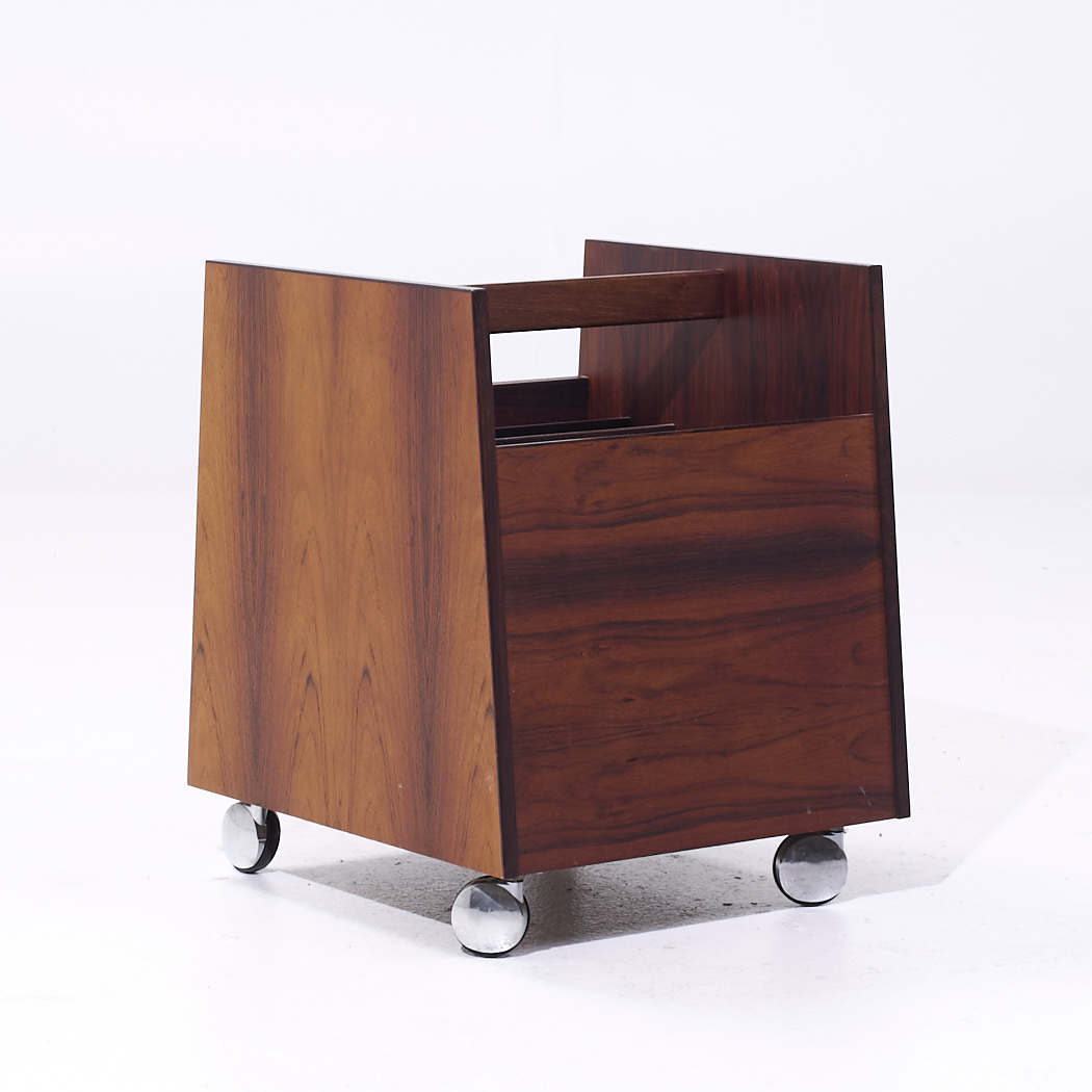 Rolf Hesland for Bruksbo Mid Century Danish Rosewood Record Caddy