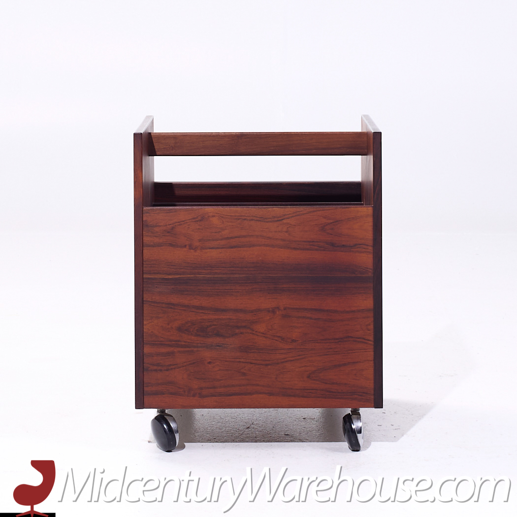 Rolf Hesland for Bruksbo Mid Century Danish Rosewood Record Caddy