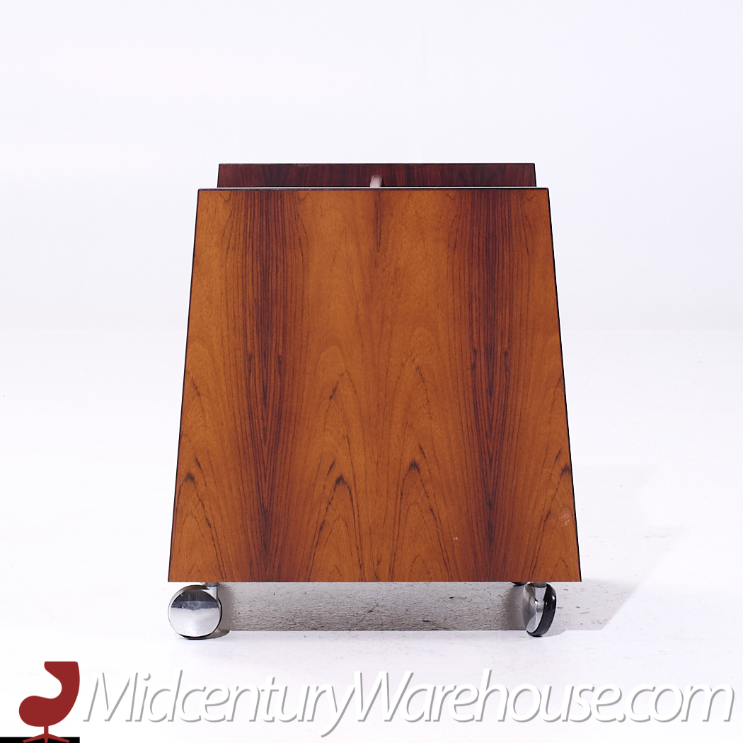 Rolf Hesland for Bruksbo Mid Century Danish Rosewood Record Caddy