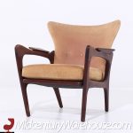 Adrian Pearsall for Craft Associates 2291-c Mid Century Walnut Lounge Chair - Pair