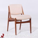 Arne Vodder for Sibast Elle and Ella Mid Century Teak Side and Captains Dining Chairs - Set of 6