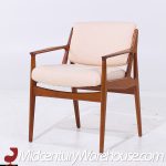 Arne Vodder for Sibast Elle and Ella Mid Century Teak Side and Captains Dining Chairs - Set of 6