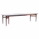 Arne Vodder for Sibast Model 201 Mid Century Rosewood Expanding Dining Table with 2 Leaves | Mid Century Modern Furniture - Mid Century Furniture Chicago Arne Vodder for Sibast Model 201 Mid Century Rosewood Expanding Dining Table with 2 Leaves