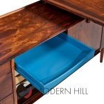 Arne Vodder for Sibast Model 209 Mid Century Rosewood Desk with Return | Mid Century Modern Furniture - Mid Century Furniture Chicago Arne Vodder for Sibast Model 209 Mid Century Rosewood Desk with Return