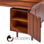 Arne Vodder for Sibast Model 209 Mid Century Rosewood Desk with Return | Mid Century Modern Furniture - Mid Century Furniture Chicago Arne Vodder for Sibast Model 209 Mid Century Rosewood Desk with Return