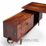 Arne Vodder for Sibast Model 209 Mid Century Rosewood Desk with Return | Mid Century Modern Furniture - Mid Century Furniture Chicago Arne Vodder for Sibast Model 209 Mid Century Rosewood Desk with Return