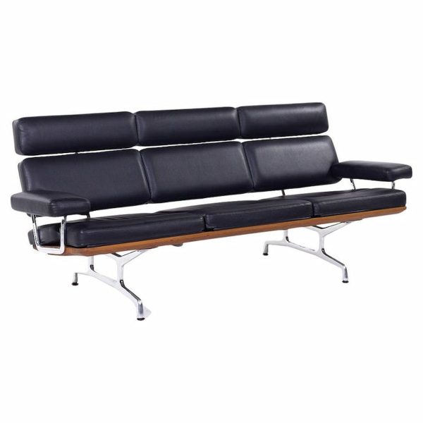 Charles and Ray Eames for Herman Miller Mid Century 3-seat Sofa