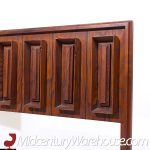 Dillingham Mid Century Pecky Cypress King Headboard