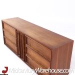 Dillingham Mid Century Pecky Cypress Lowboy Dresser