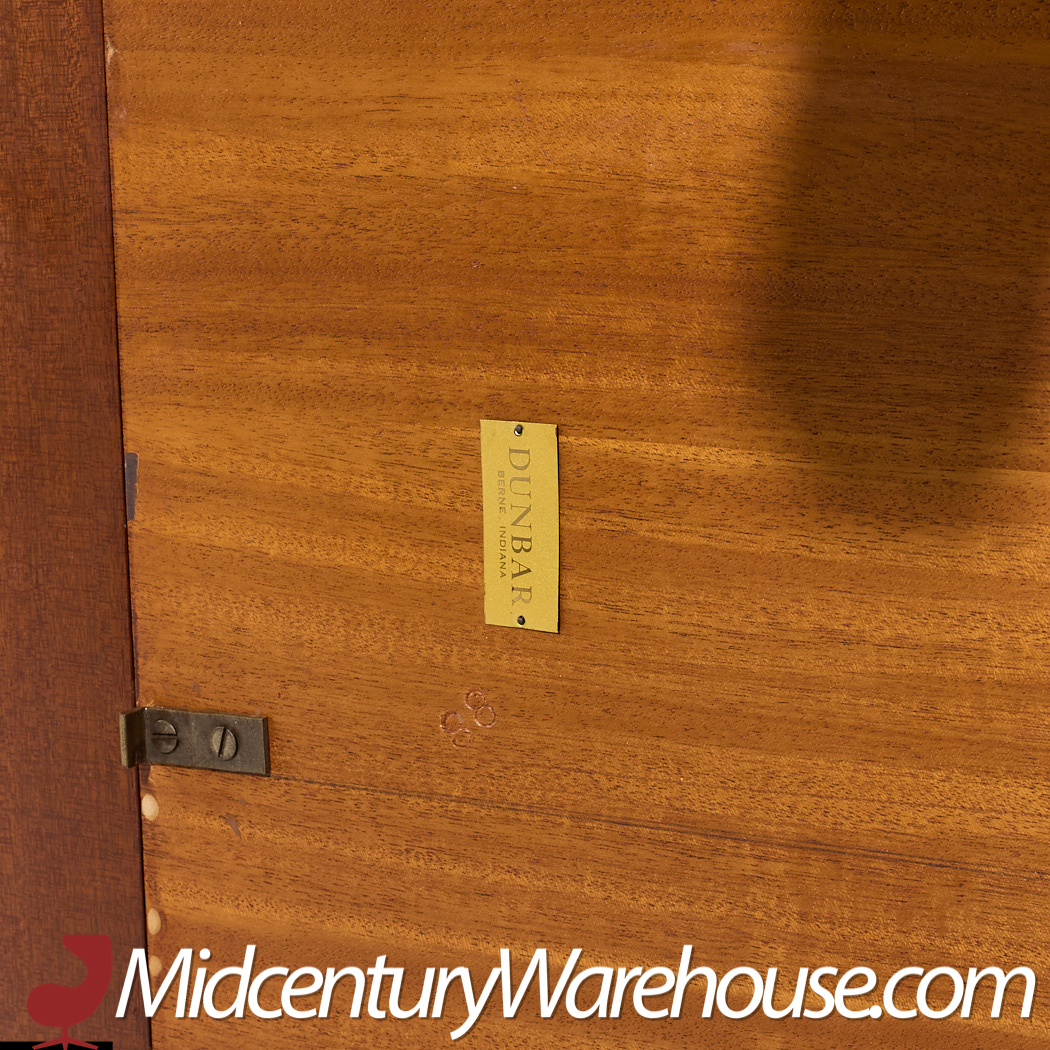 Edward Wormley for Dunbar Mid Century Hexagonal Rosewood and Ebonized Mahogany Expanding Dining Table with 2 Leaves