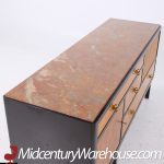 Edward Wormley for Dunbar Model 5466 Mid Century Tambour Door Credenza