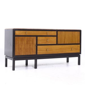 edward wormley for dunbar model 5466 mid century tambour door credenza