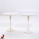 Eero Saarinen for Knoll Mid Century Tulip Side Tables - Pair