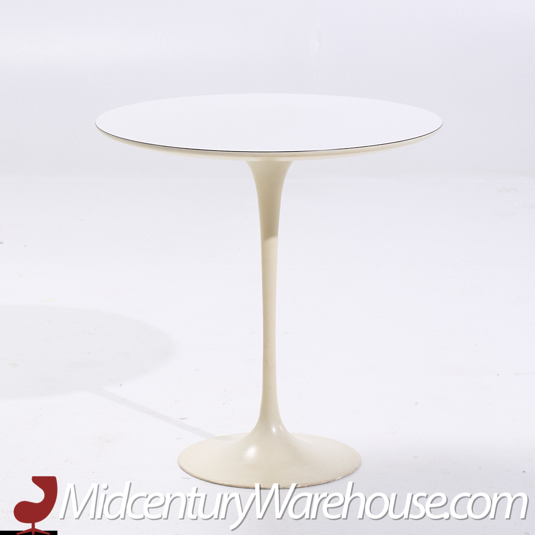 Eero Saarinen for Knoll Mid Century Tulip Side Tables - Pair