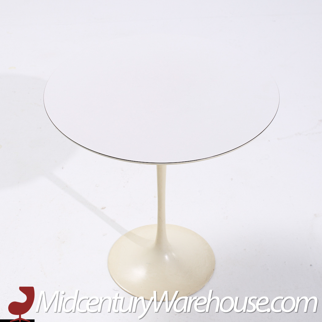 Eero Saarinen for Knoll Mid Century Tulip Side Tables - Pair