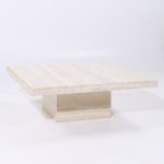 Ello Style Mid Century Travertine Coffee Table