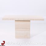 Ello Style Mid Century Travertine Console Table