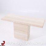 Ello Style Mid Century Travertine Console Table