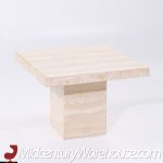 Ello Style Mid Century Travertine Side Table