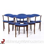 Erik Kirkegaard Model 49 Mid Century Danish Teak Chairs Dining Chairs - Set of 6