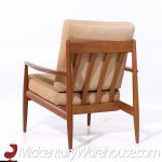 Grete Jalk for France and Son F118 Mid Century Danish Teak Lounge Chairs - Pair