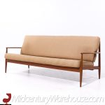 Grete Jalk for France and Son Mid Century Danish Teak Sofa