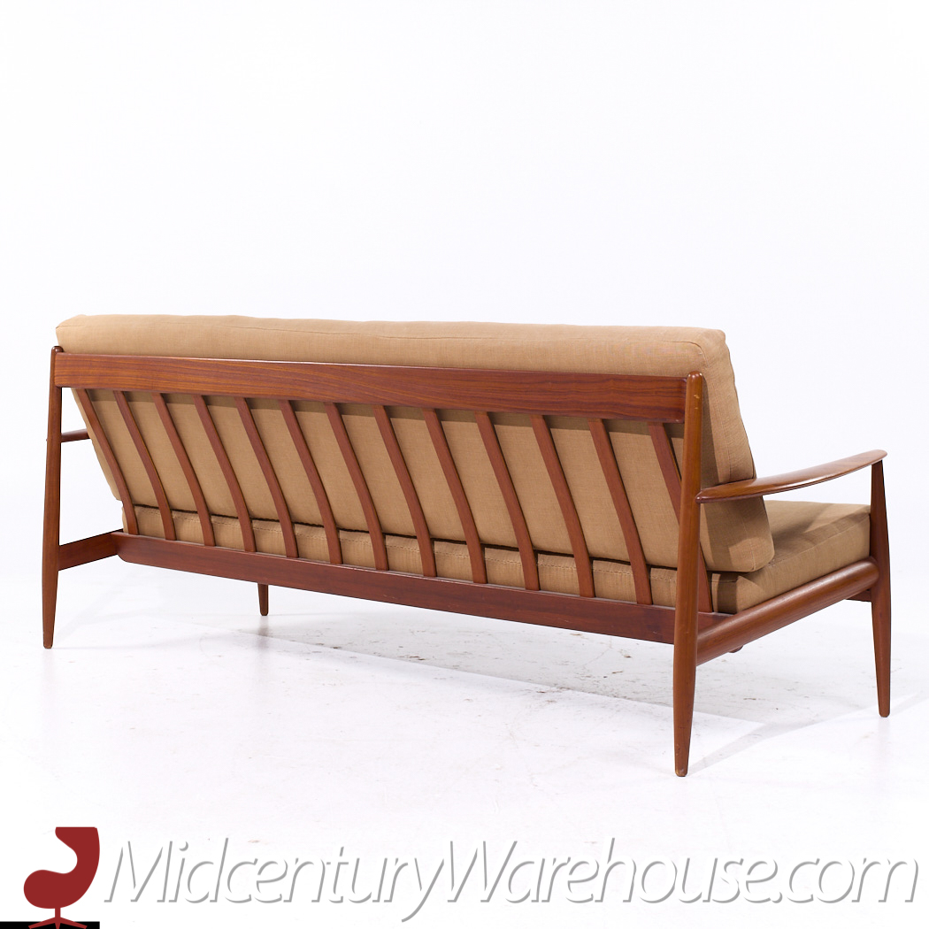 Grete Jalk for France and Son Mid Century Danish Teak Sofa