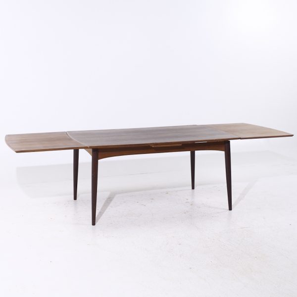 Gudme Møbelfabrik Mid Century Danish Teak Hidden Leaf Expanding Dining Table