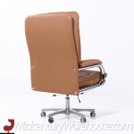 Guido Faleschini for Mariani Mid Century "big" Italian Leather Executive Desk Chair