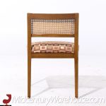 Harvey Probber Mid Century Bleached Mahogany and Cane Dining Chairs - Set of 6