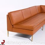 Harvey Probber Mid Century Brass Sectional Sofa