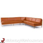 Harvey Probber Mid Century Brass Sectional Sofa