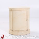 Henredon Mid Century Faux Goatskin Side Tables - Pair