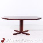 Interform Mid Century Danish Rosewood Expanding Dining Table with 2 Leaves