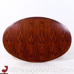 Interform Mid Century Danish Rosewood Expanding Dining Table with 2 Leaves