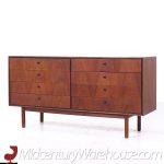 Jack Cartwright for Founders Mid Century Walnut Lowboy Dresser