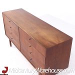 Jack Cartwright for Founders Mid Century Walnut Lowboy Dresser