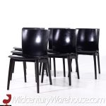 Josep Lluscà for Cassina Cos Mid Century Italian Leather Dining Chairs - Set of 6