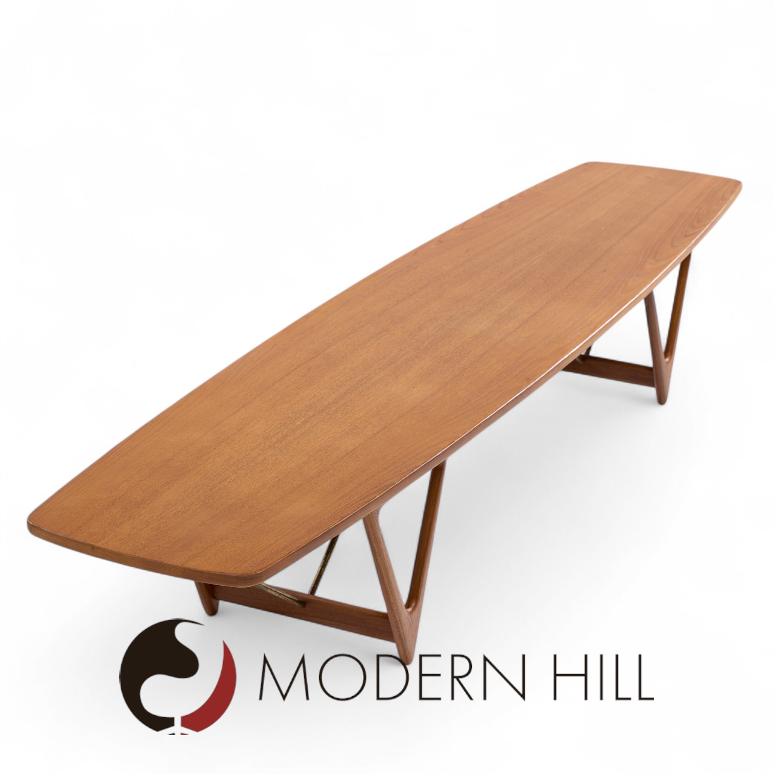 Kurt Østervig for Jason Møbler Mid Century Extra Large Danish Teak Coffee Table