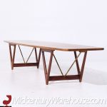 Kurt Østervig for Jason Møbler Mid Century Extra Large Danish Teak Coffee Table