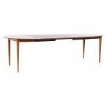 Lawrence Peabody Mid Century Walnut Expanding Dining Table with 3 Leaves | Mid Century Modern Furniture - Mid Century Furniture Chicago Lawrence Peabody Mid Century Walnut Expanding Dining Table with 3 Leaves